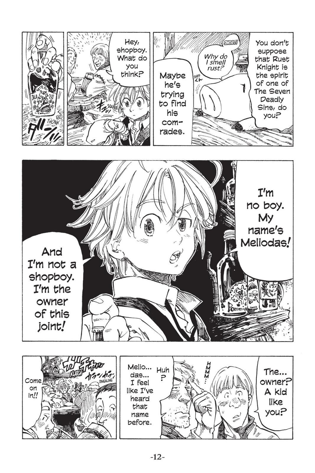 Read The Seven Deadly Sins- Seven Days Manga Online