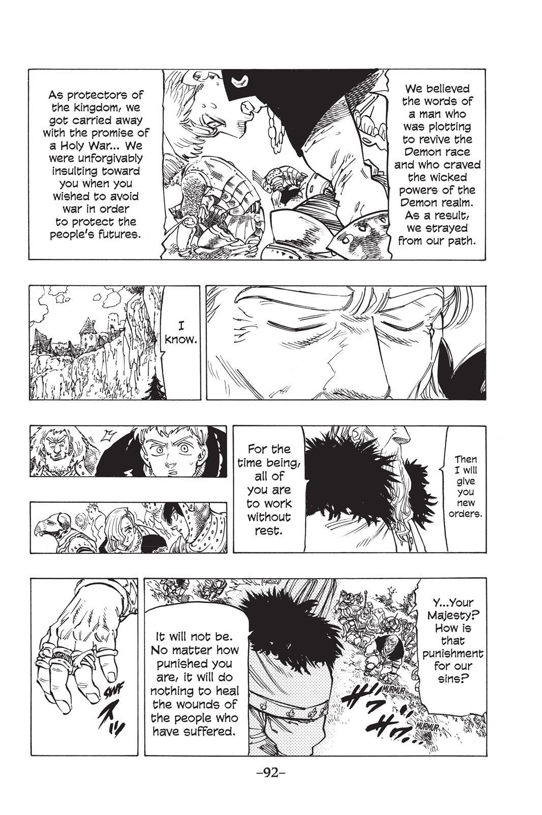 Read The Seven Deadly Sins- Seven Days Manga Online