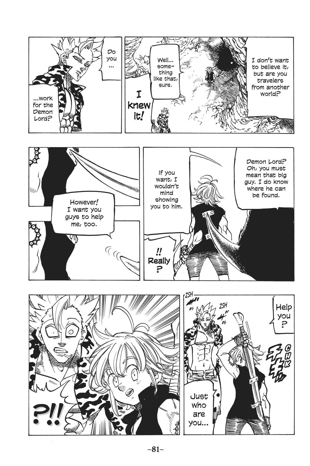Read The Seven Deadly Sins- Seven Days Manga Online