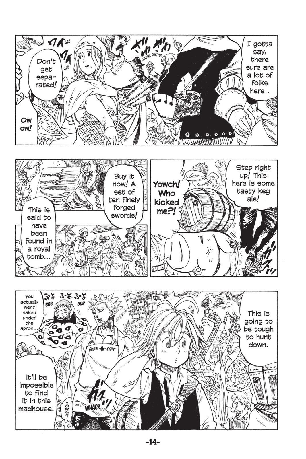 Read The Seven Deadly Sins- Seven Days Manga Online