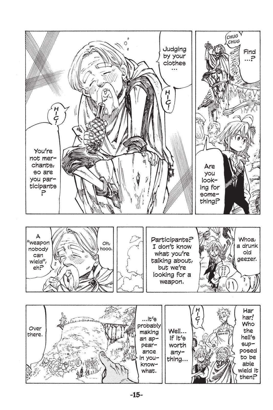 Read The Seven Deadly Sins- Seven Days Manga Online