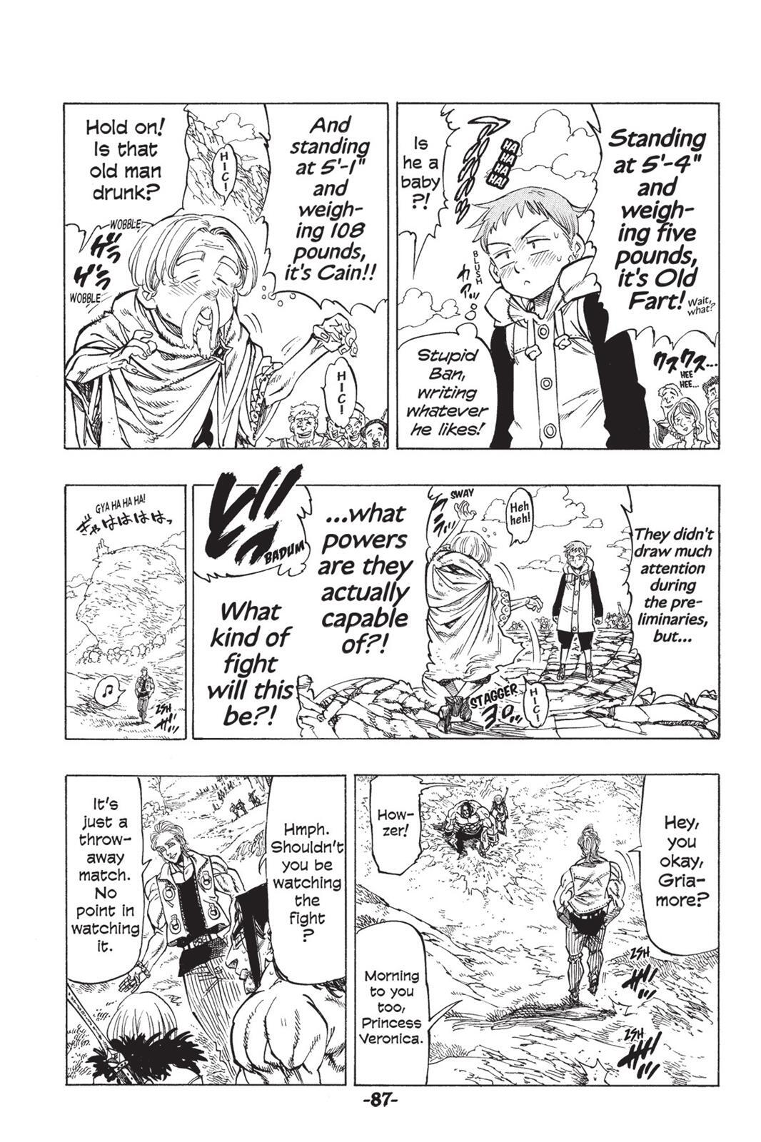 Read The Seven Deadly Sins- Seven Days Manga Online
