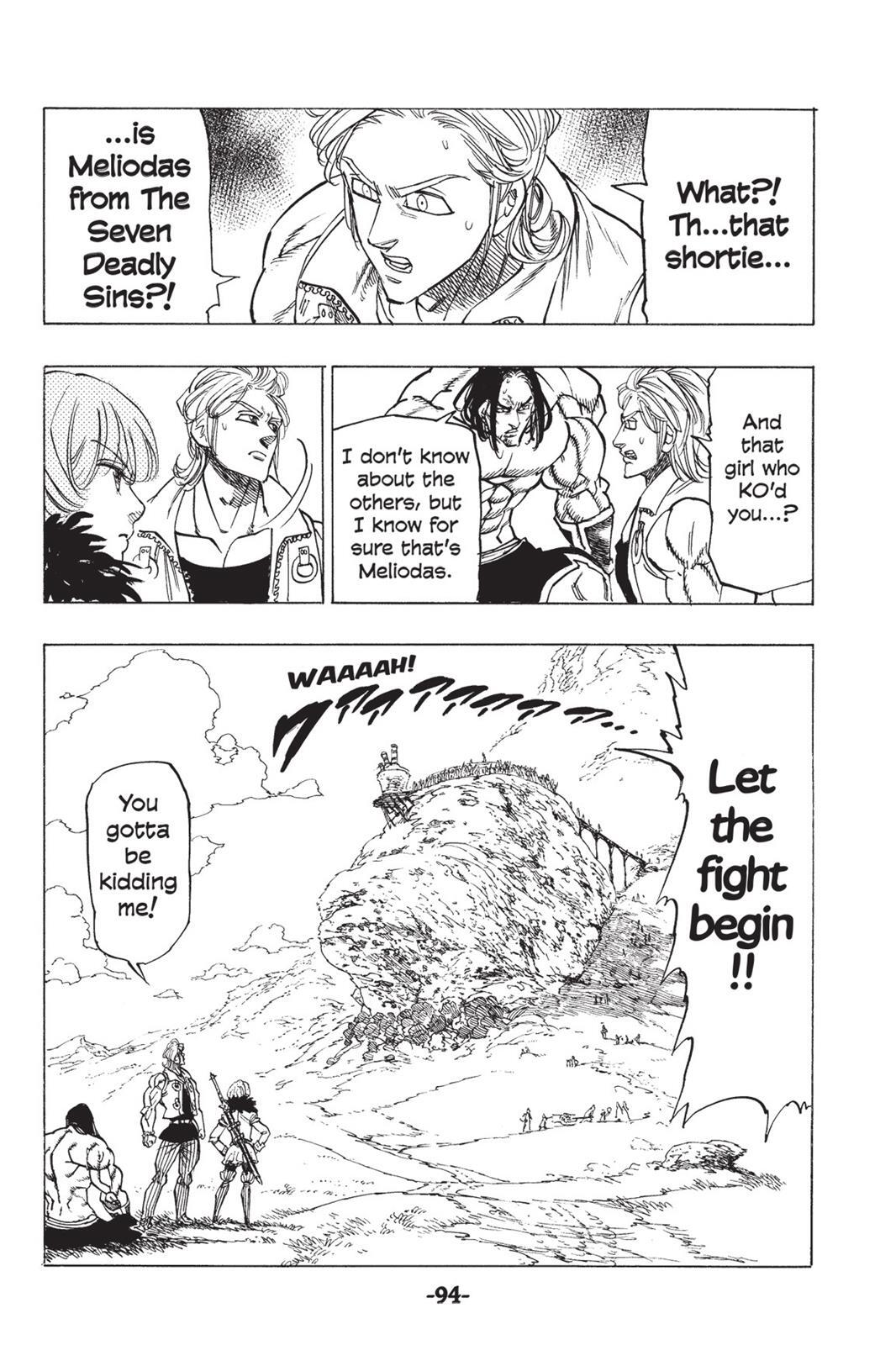 Read The Seven Deadly Sins- Seven Days Manga Online