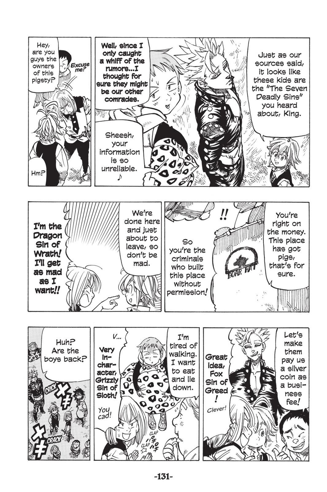 Read The Seven Deadly Sins- Seven Days Manga Online
