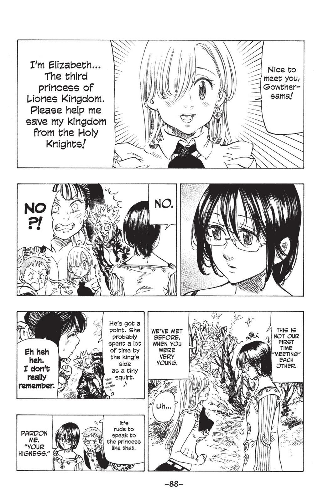 Read The Seven Deadly Sins- Seven Days Manga Online