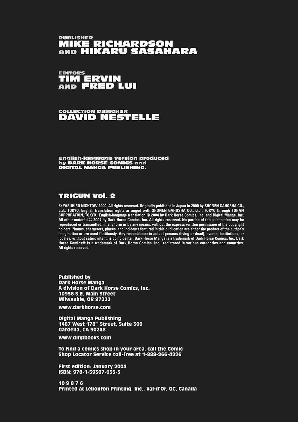 Read Trigun Manga Online
