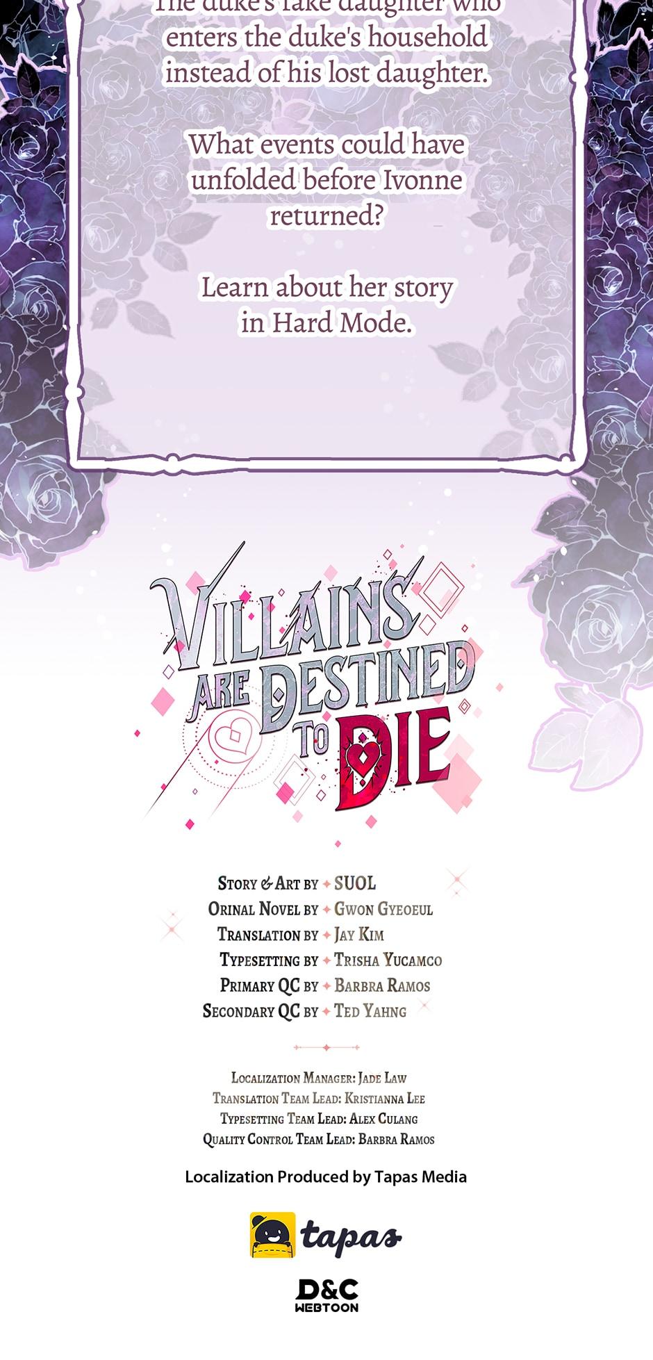 Read Villains Are Destined to Die Manga Online
