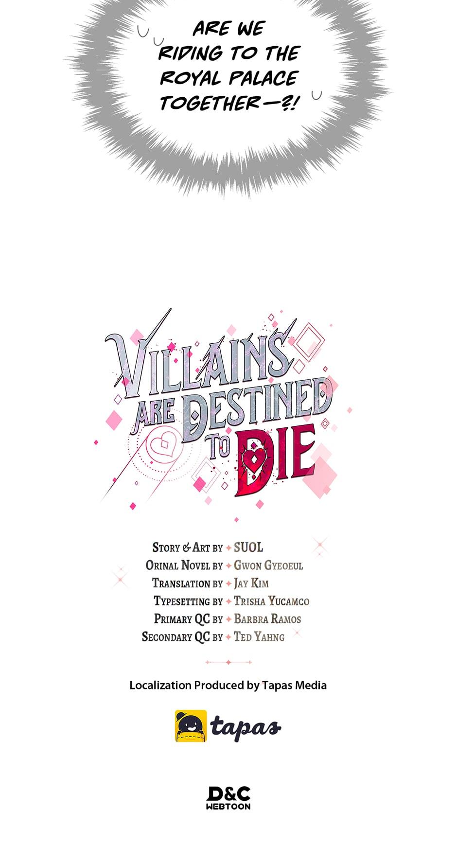 Read Villains Are Destined to Die Manga Online