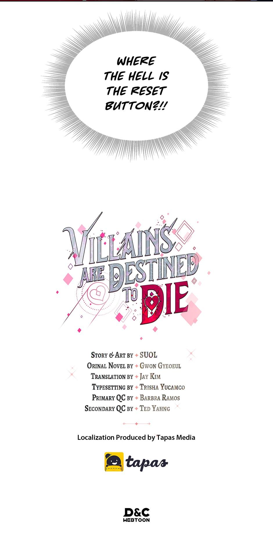 Read Villains Are Destined to Die Manga Online
