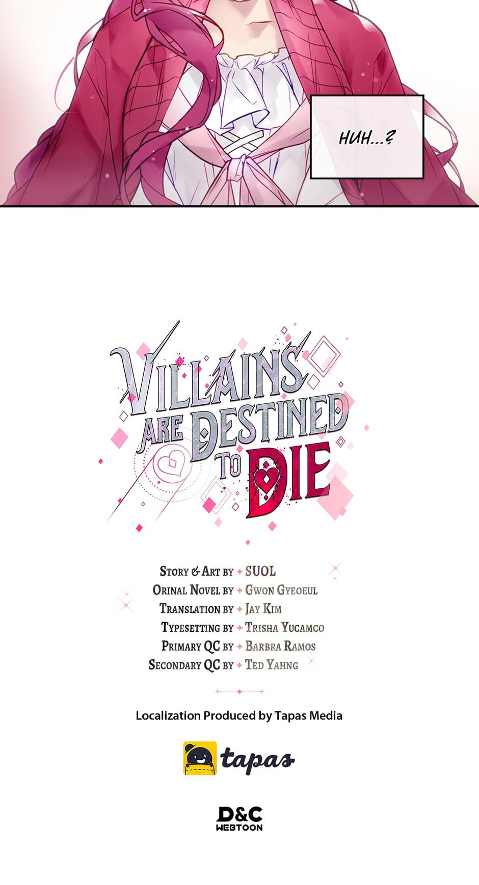 Read Villains Are Destined to Die Manga Online