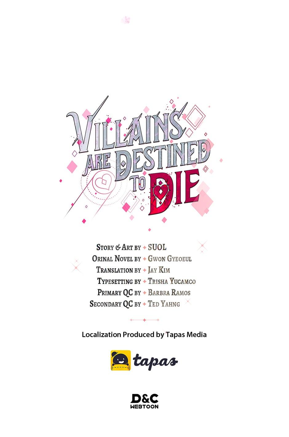 Read Villains Are Destined to Die Manga Online