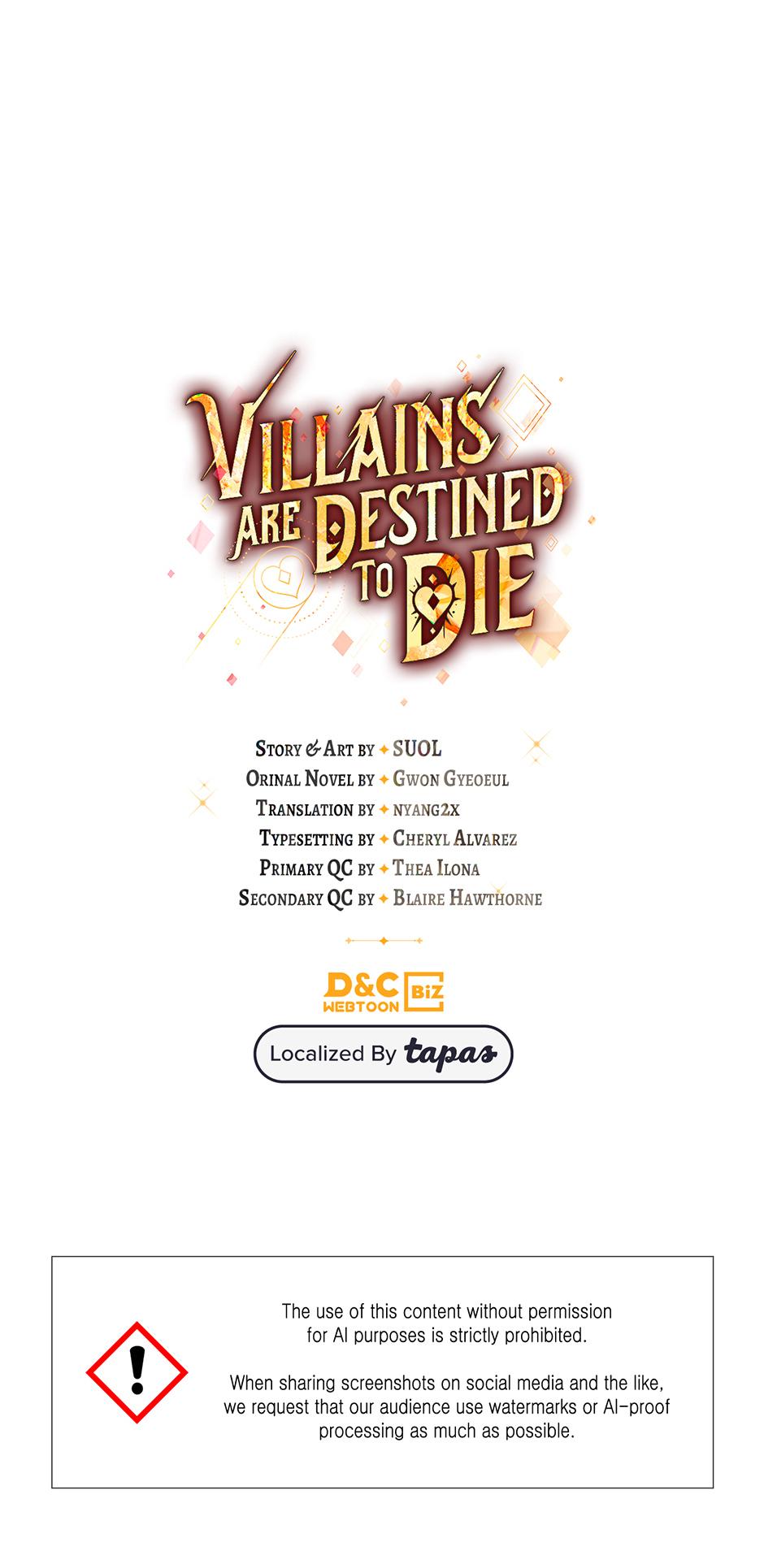 Read Villains Are Destined to Die Manga Online