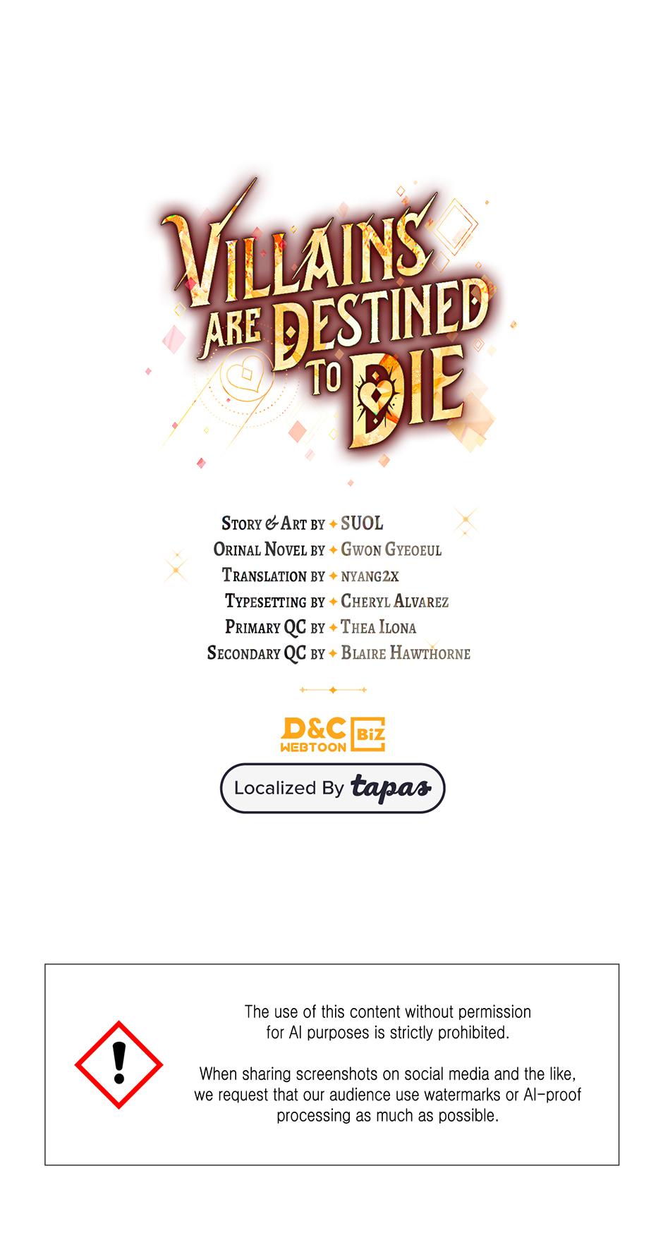 Read Villains Are Destined to Die Manga Online