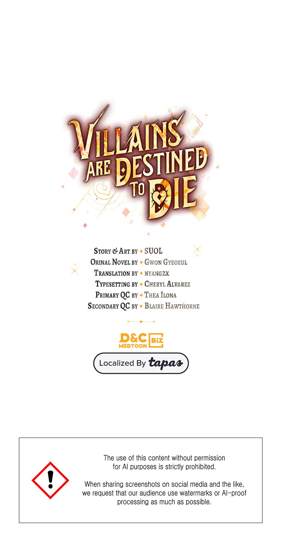 Read Villains Are Destined to Die Manga Online