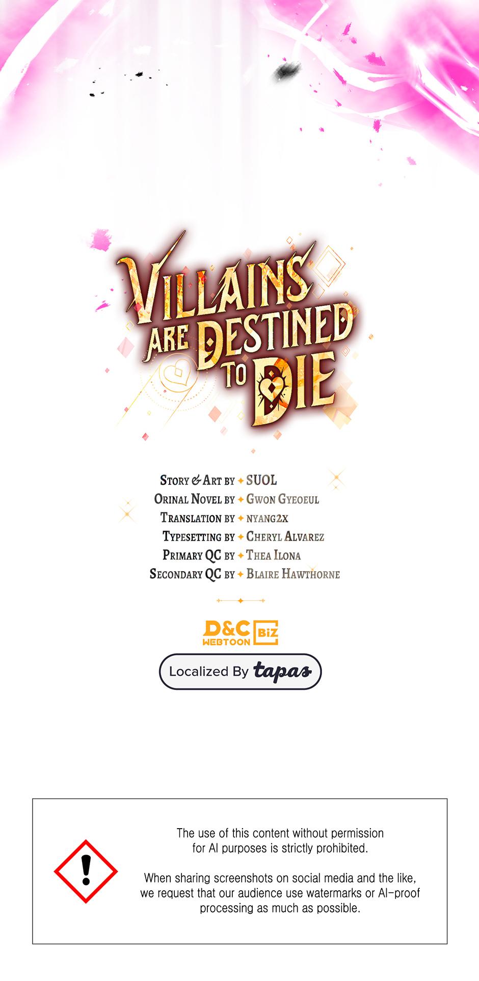 Read Villains Are Destined to Die Manga Online