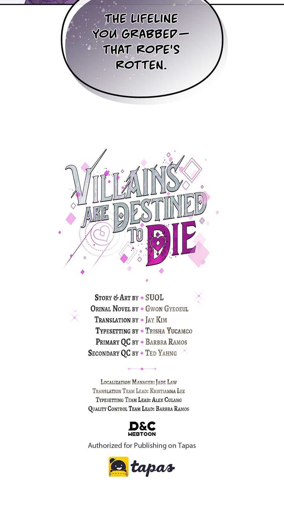 Read Villains Are Destined to Die Manga Online