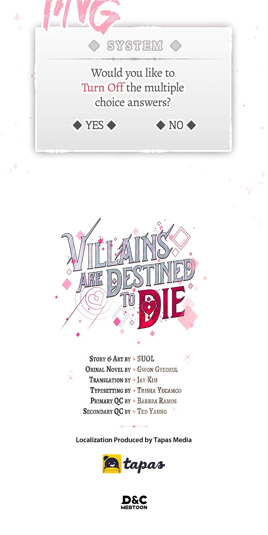 Read Villains Are Destined to Die Manga Online