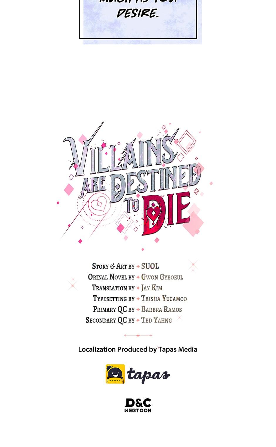 Read Villains Are Destined to Die Manga Online