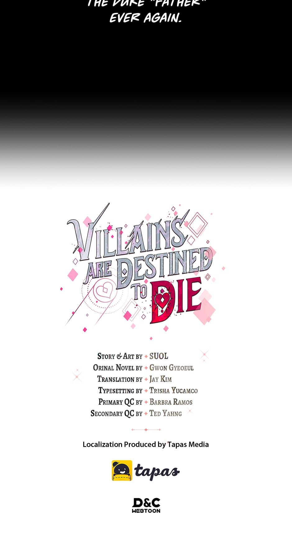 Read Villains Are Destined to Die Manga Online