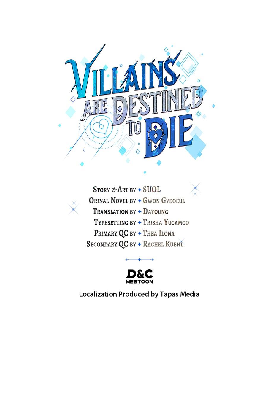 Read Villains Are Destined to Die Manga Online