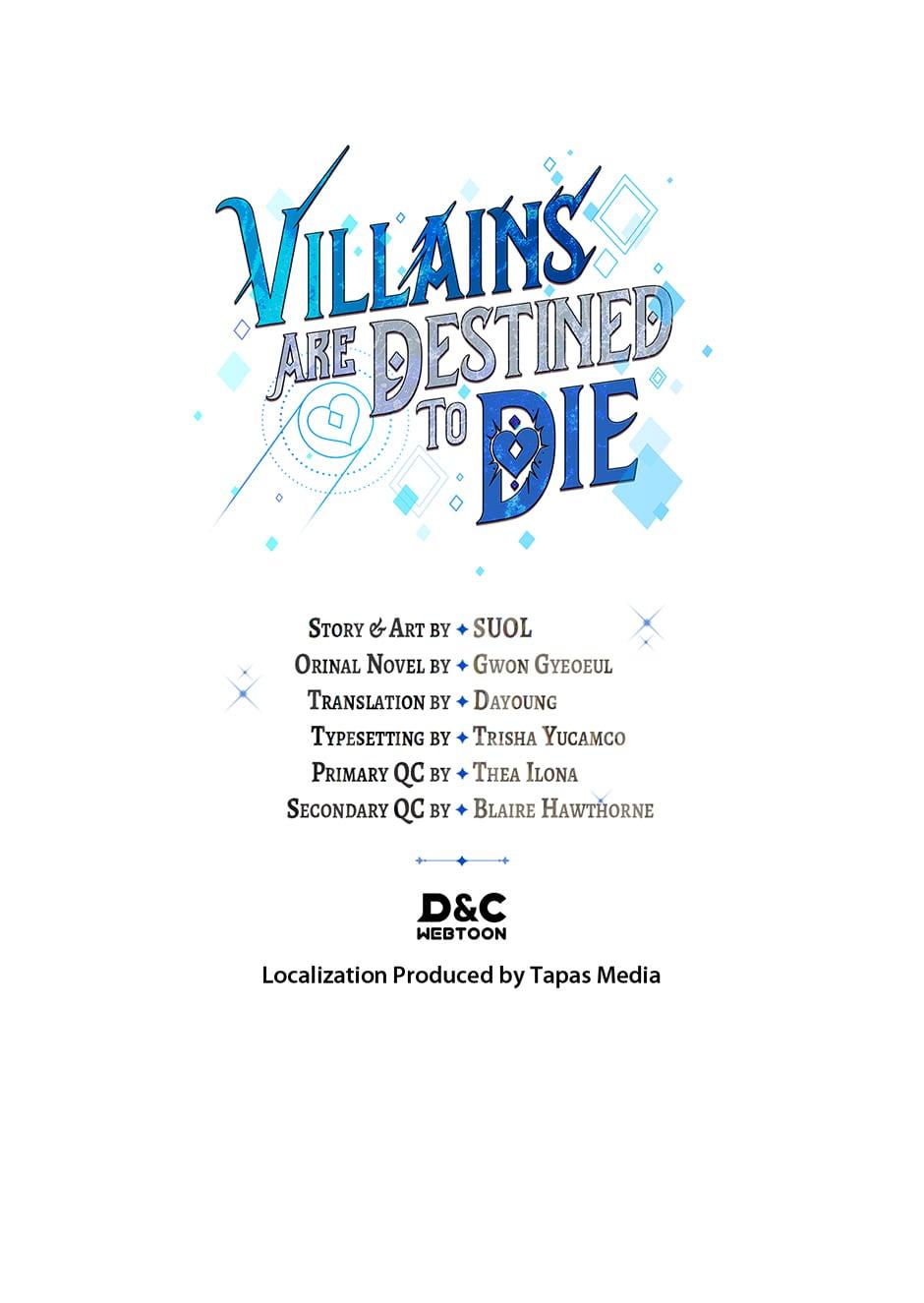 Read Villains Are Destined to Die Manga Online