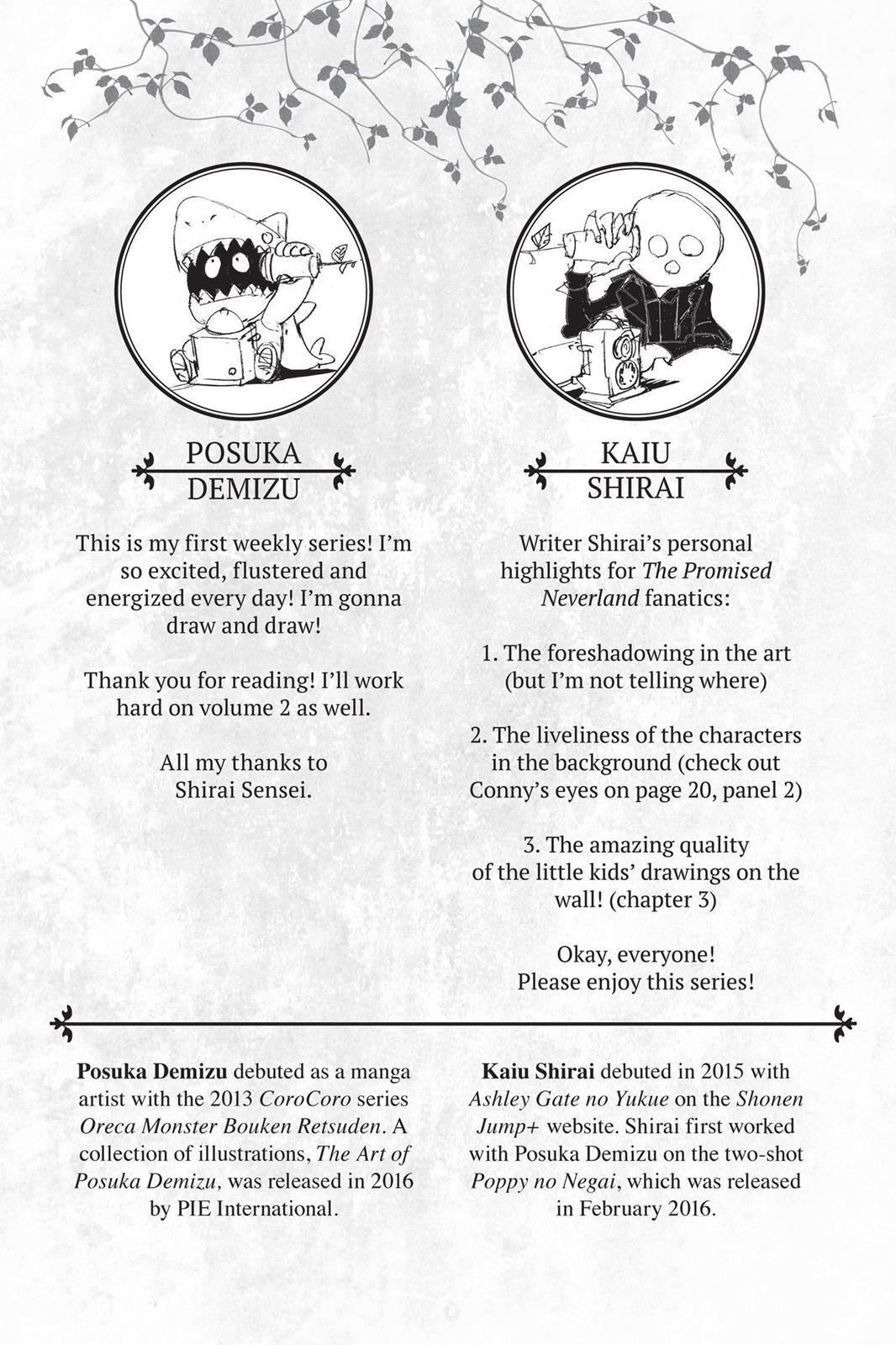 Read Yakusoku no Neverland Manga Online