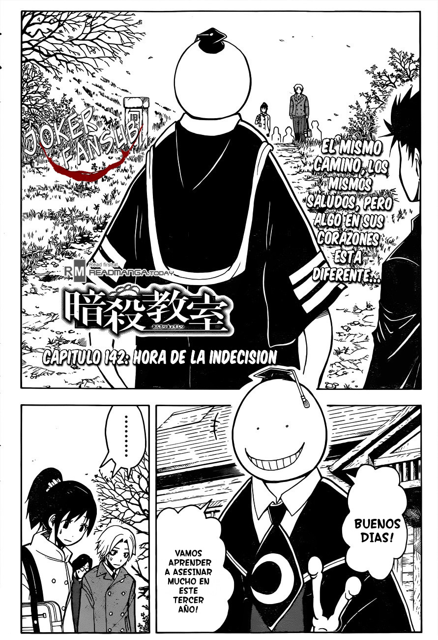 Read Ansatsu Kyoshitsu ES Manga Online