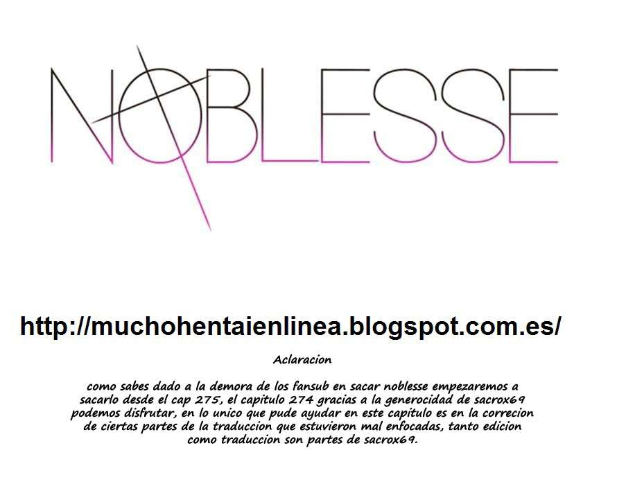 Read Noblesse ES Manga Online