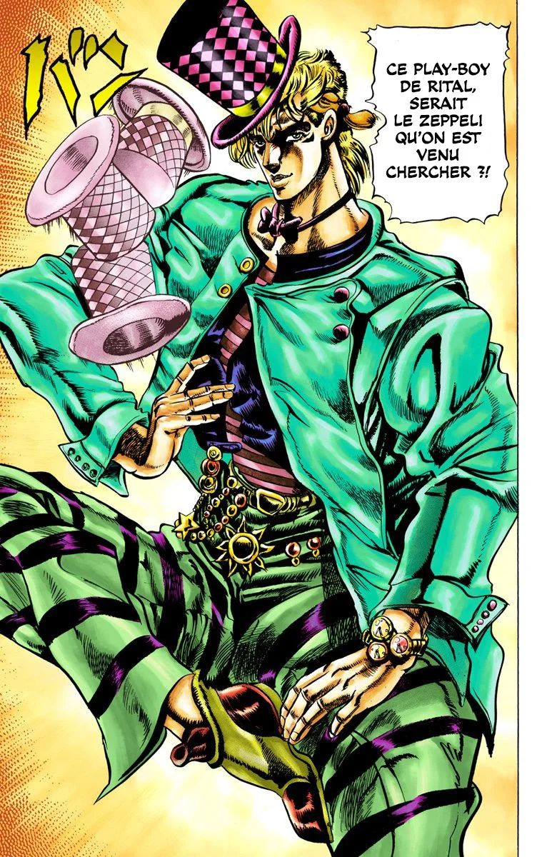 Read JoJo_s Bizarre Adventure Part 2 Battle Tendency Official Colored FR Manga Online
