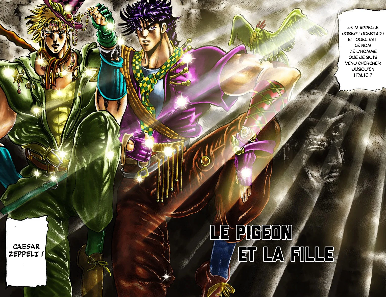 Read JoJo_s Bizarre Adventure Part 2 Battle Tendency Official Colored FR Manga Online