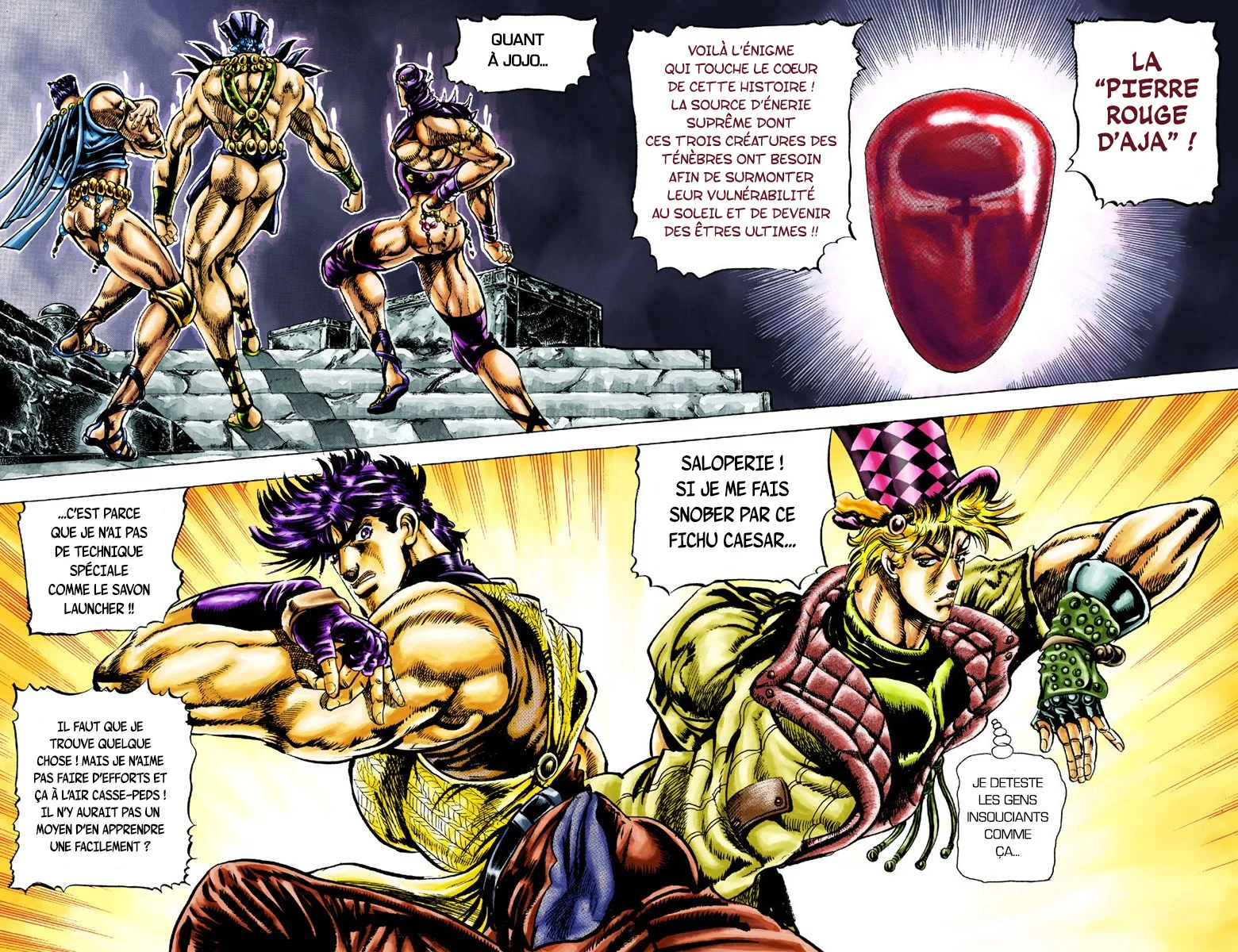 Read JoJo_s Bizarre Adventure Part 2 Battle Tendency Official Colored FR Manga Online