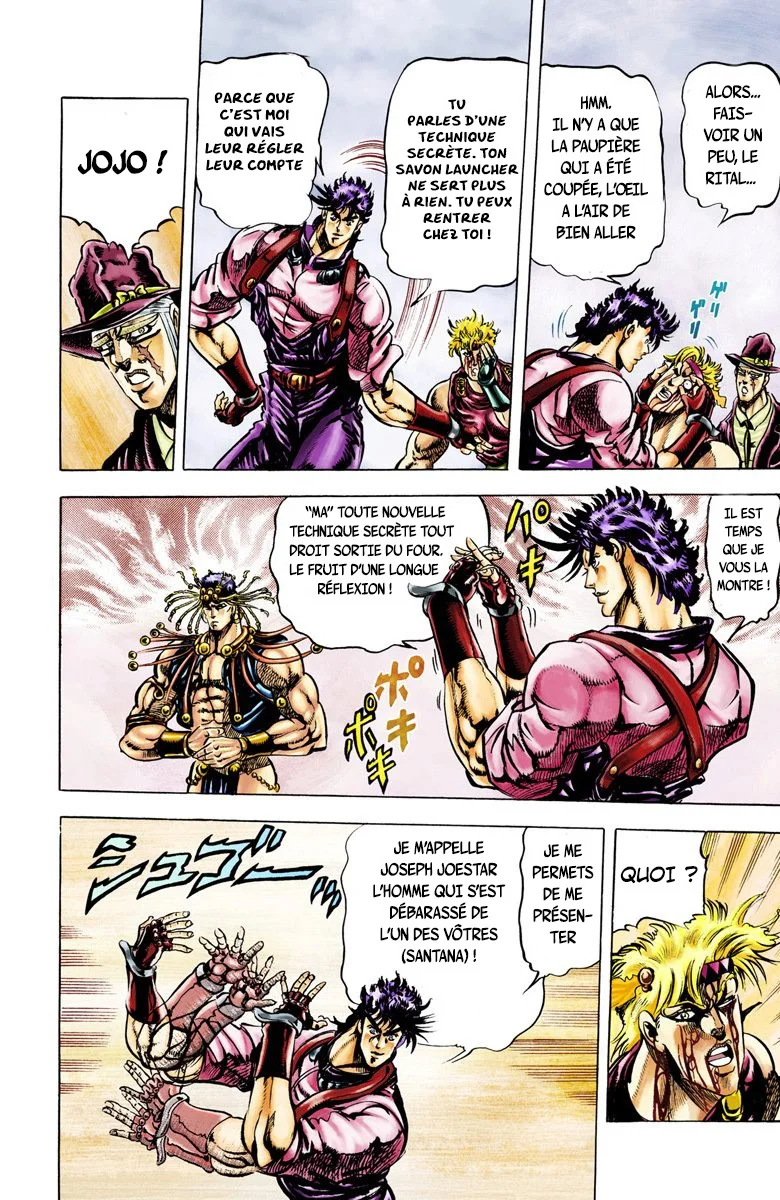 Read JoJo_s Bizarre Adventure Part 2 Battle Tendency Official Colored FR Manga Online