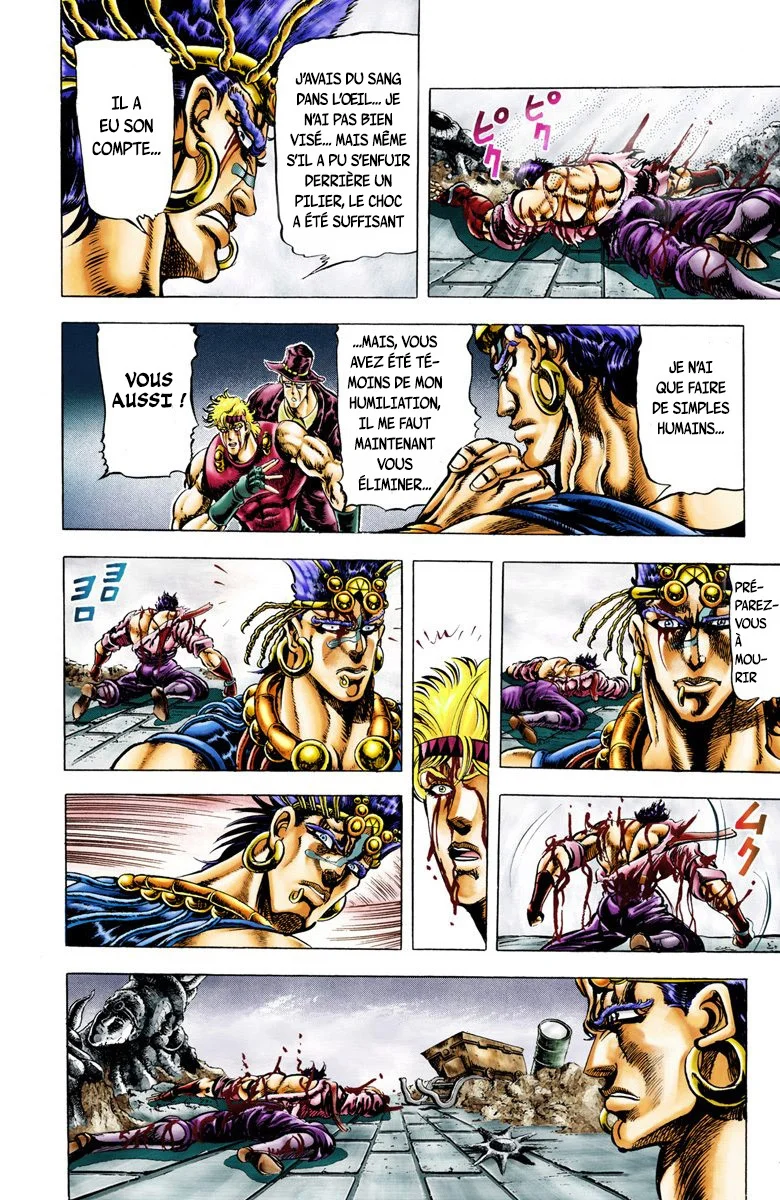 Read JoJo_s Bizarre Adventure Part 2 Battle Tendency Official Colored FR Manga Online