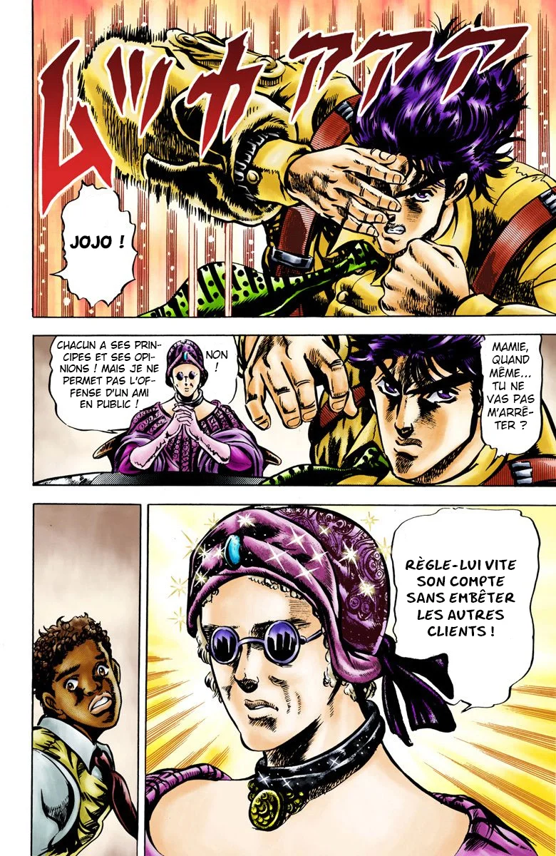 Read JoJo_s Bizarre Adventure Part 2 Battle Tendency Official Colored FR Manga Online