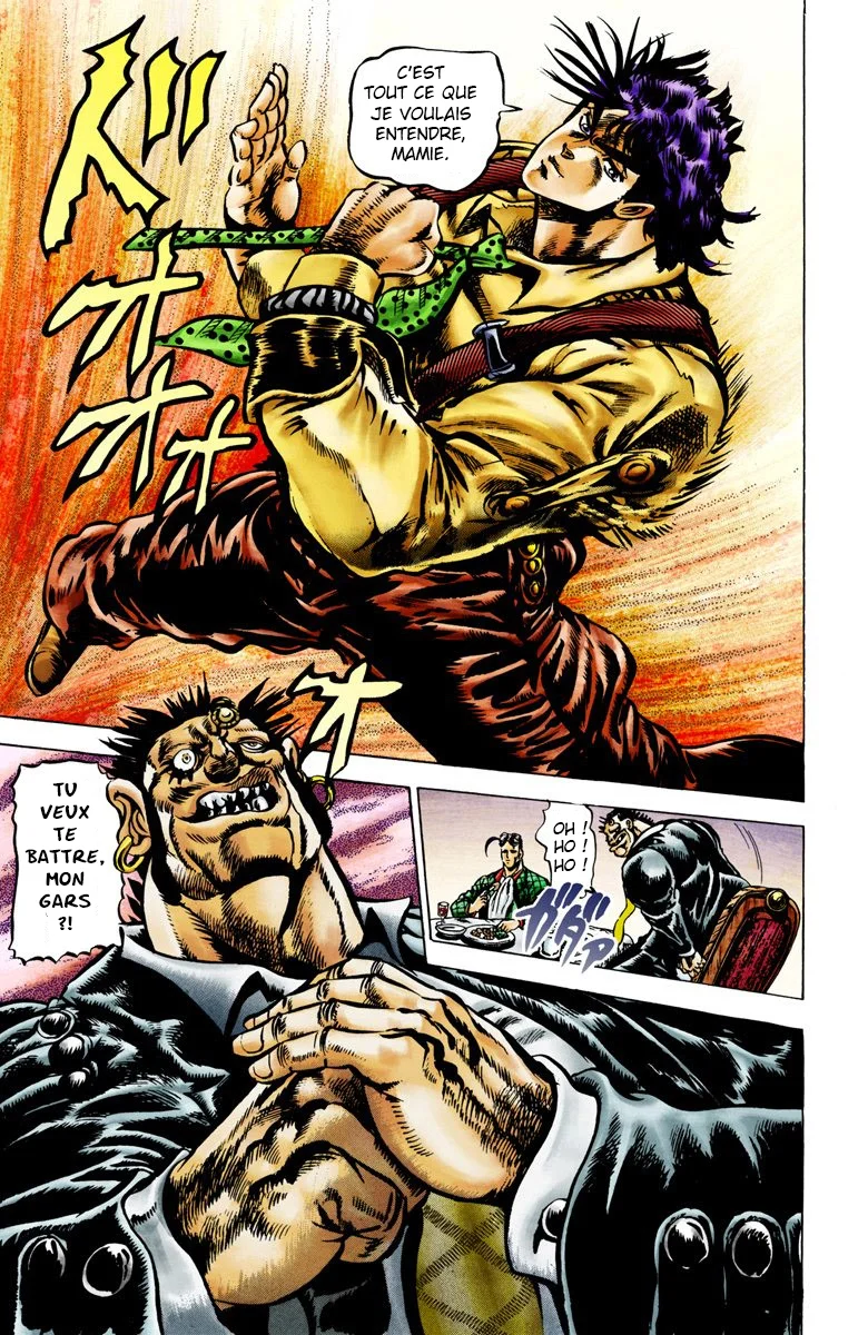 Read JoJo_s Bizarre Adventure Part 2 Battle Tendency Official Colored FR Manga Online