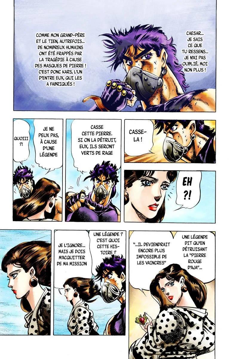 Read JoJo_s Bizarre Adventure Part 2 Battle Tendency Official Colored FR Manga Online