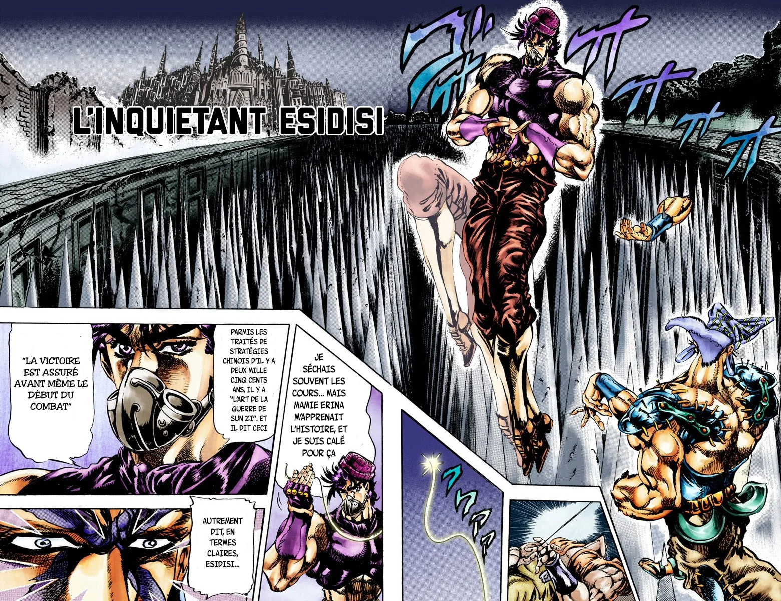 Read JoJo_s Bizarre Adventure Part 2 Battle Tendency Official Colored FR Manga Online