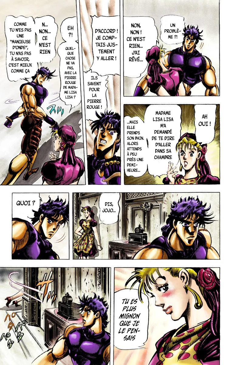 Read JoJo_s Bizarre Adventure Part 2 Battle Tendency Official Colored FR Manga Online