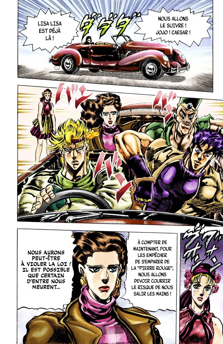 Read JoJo_s Bizarre Adventure Part 2 Battle Tendency Official Colored FR Manga Online