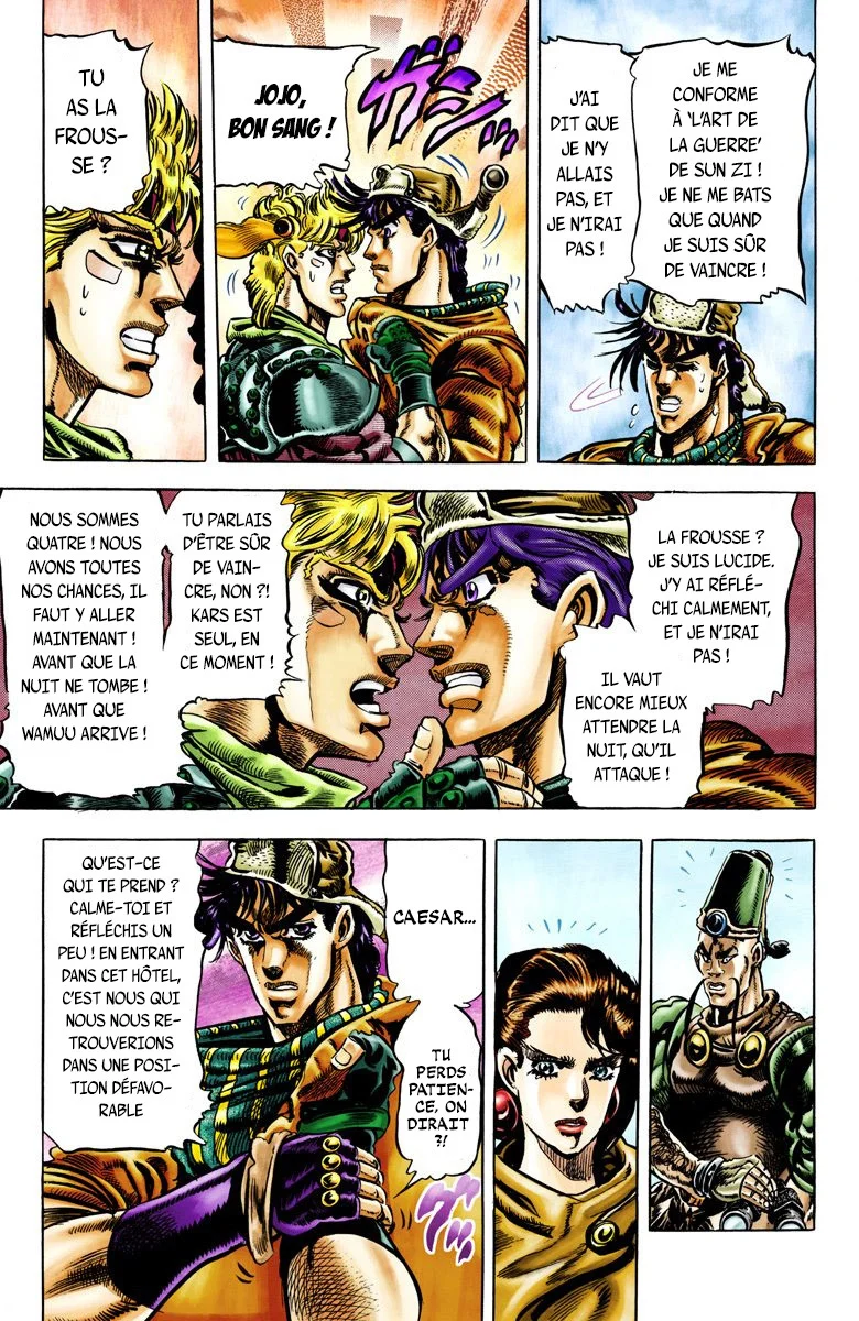 Read JoJo_s Bizarre Adventure Part 2 Battle Tendency Official Colored FR Manga Online