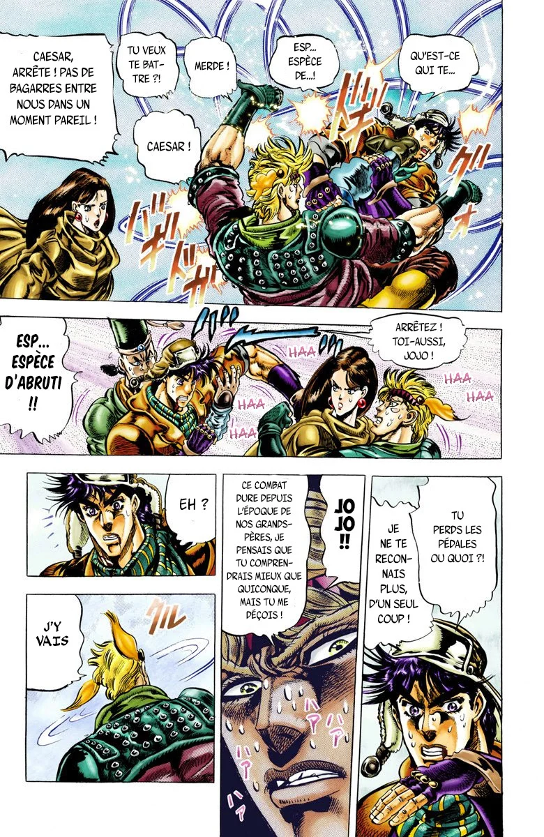 Read JoJo_s Bizarre Adventure Part 2 Battle Tendency Official Colored FR Manga Online
