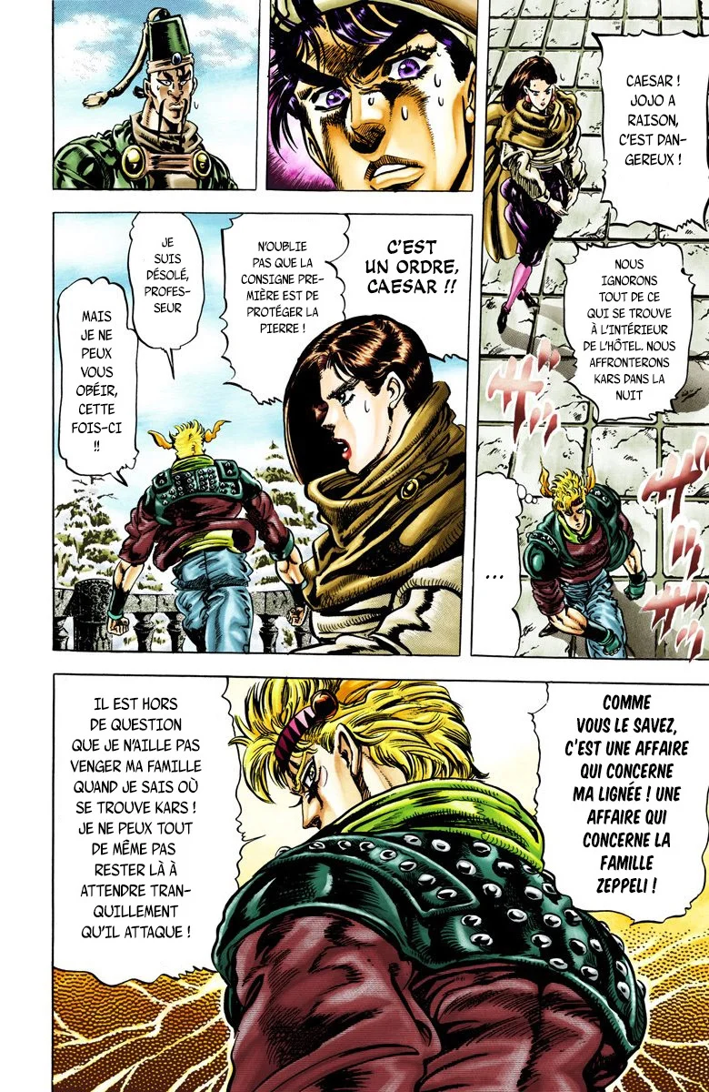 Read JoJo_s Bizarre Adventure Part 2 Battle Tendency Official Colored FR Manga Online