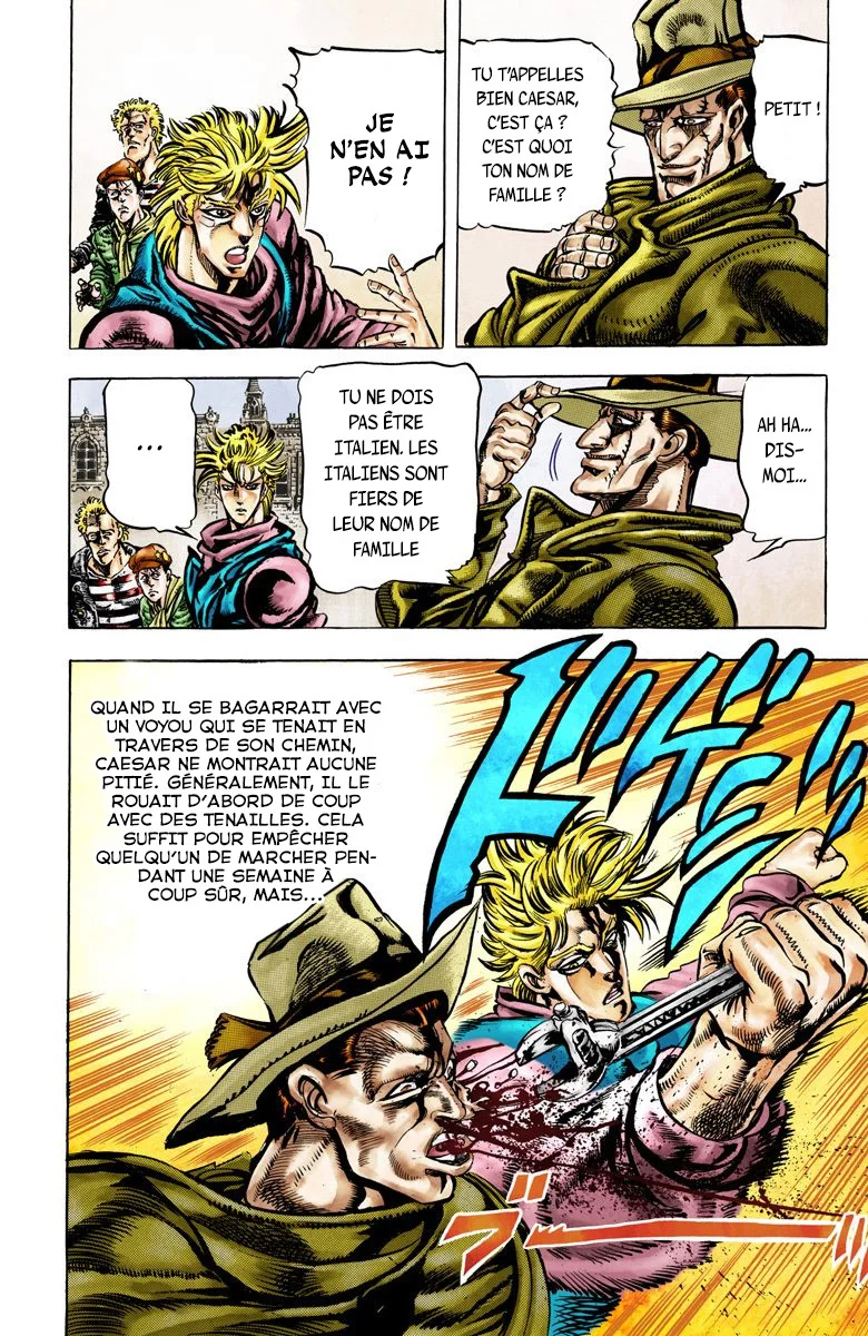 Read JoJo_s Bizarre Adventure Part 2 Battle Tendency Official Colored FR Manga Online