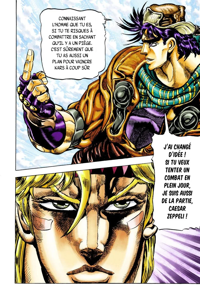 Read JoJo_s Bizarre Adventure Part 2 Battle Tendency Official Colored FR Manga Online