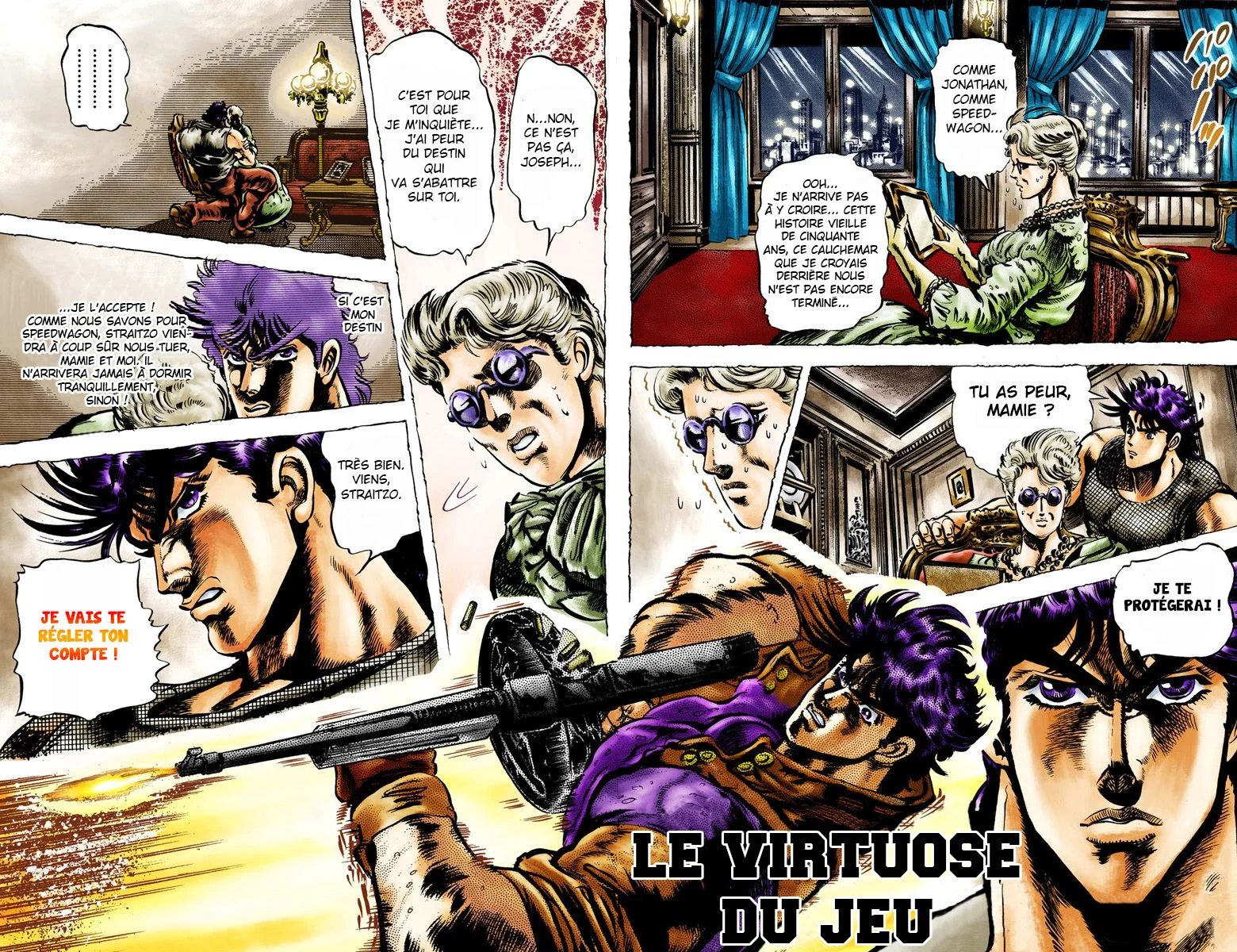Read JoJo_s Bizarre Adventure Part 2 Battle Tendency Official Colored FR Manga Online