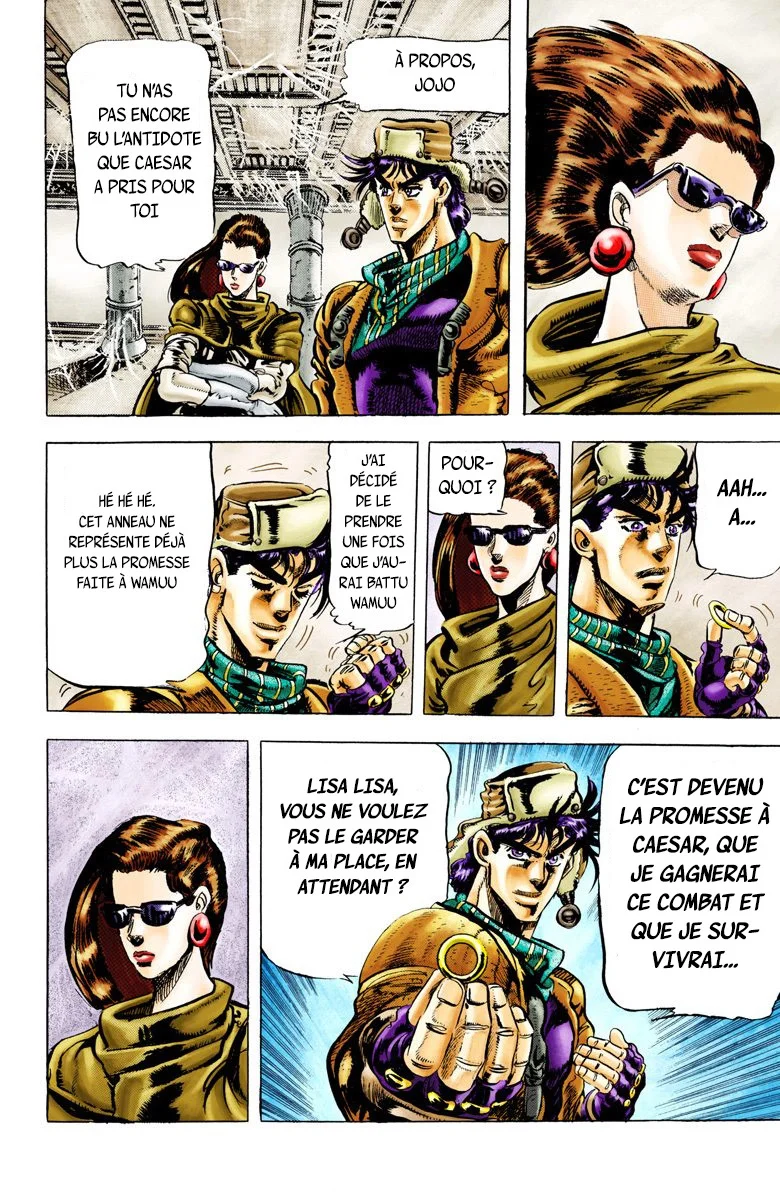 Read JoJo_s Bizarre Adventure Part 2 Battle Tendency Official Colored FR Manga Online