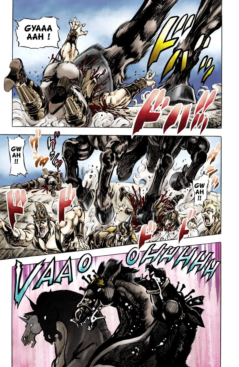 Read JoJo_s Bizarre Adventure Part 2 Battle Tendency Official Colored FR Manga Online