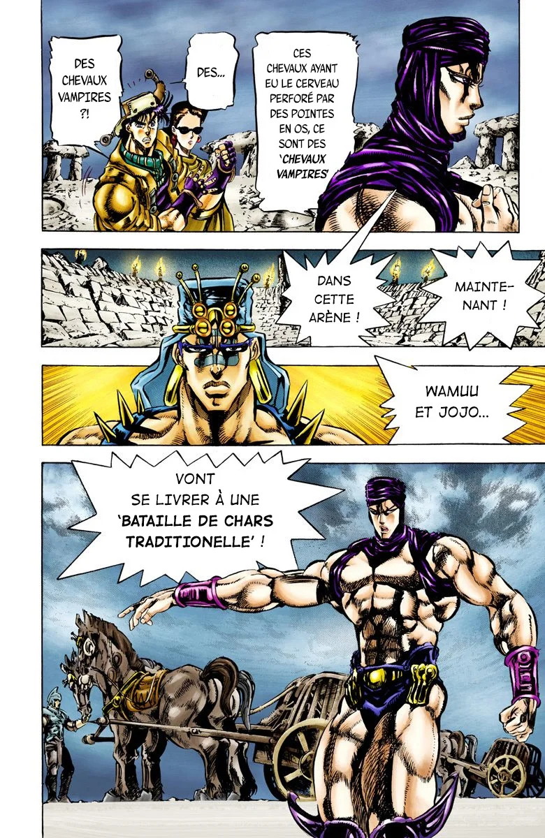 Read JoJo_s Bizarre Adventure Part 2 Battle Tendency Official Colored FR Manga Online