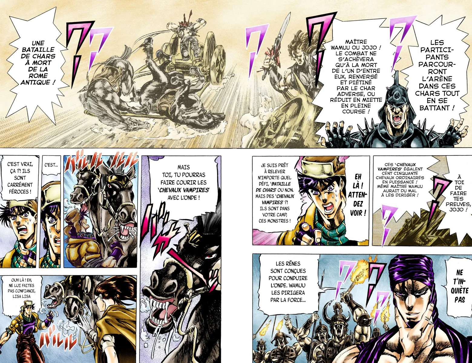 Read JoJo_s Bizarre Adventure Part 2 Battle Tendency Official Colored FR Manga Online