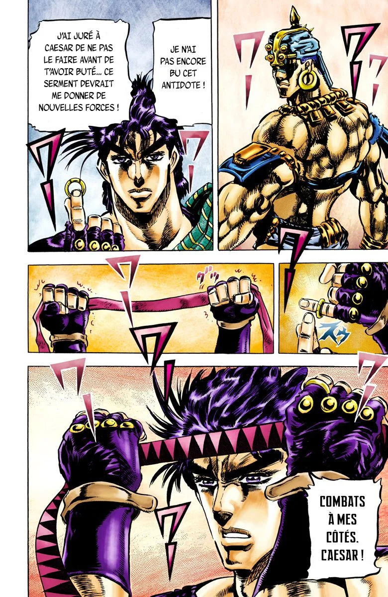 Read JoJo_s Bizarre Adventure Part 2 Battle Tendency Official Colored FR Manga Online